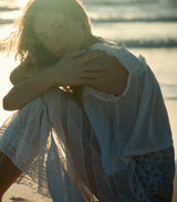 ALLURA SKIRT -- SALT