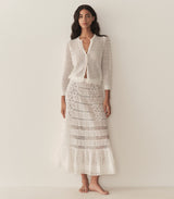 ALLURA SKIRT -- SALT